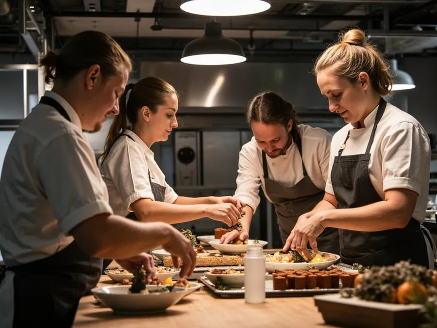 Kitchen operations detail