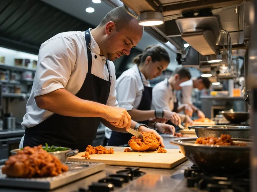Kitchen operations detail