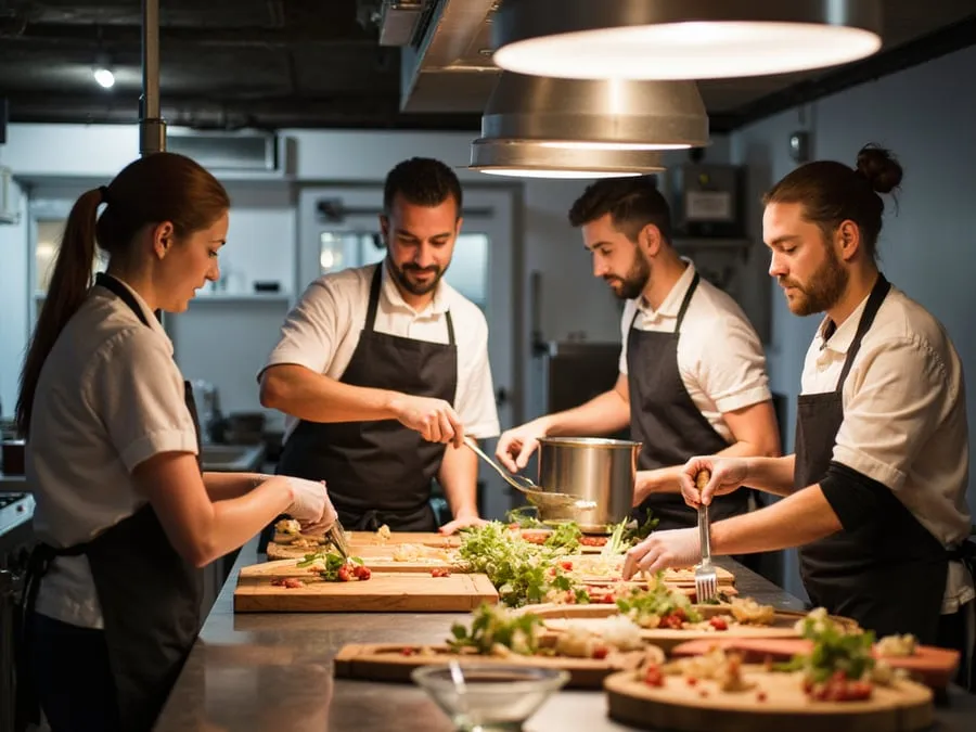 Kitchen operations detail