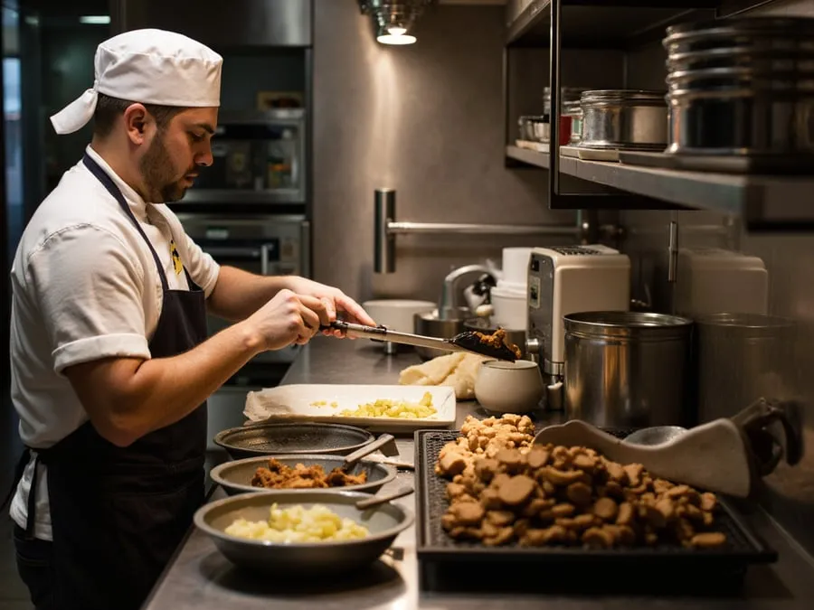 Kitchen operations detail