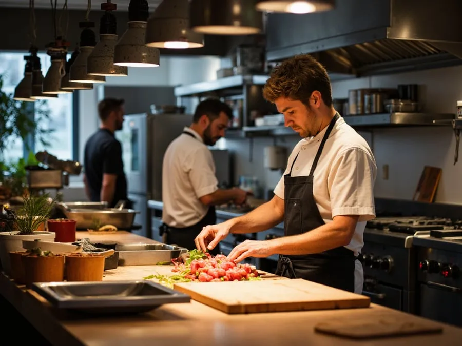 Kitchen operations detail