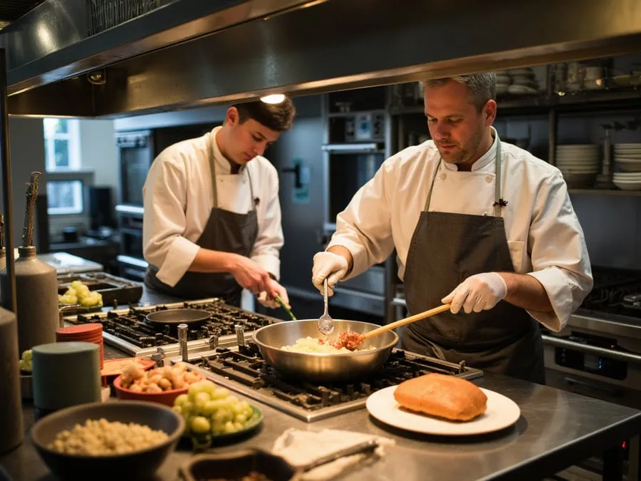 Kitchen operations detail