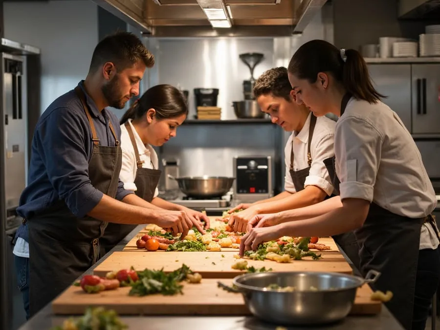 Kitchen operations detail