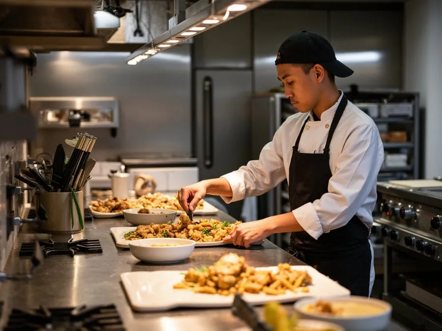 Kitchen operations detail