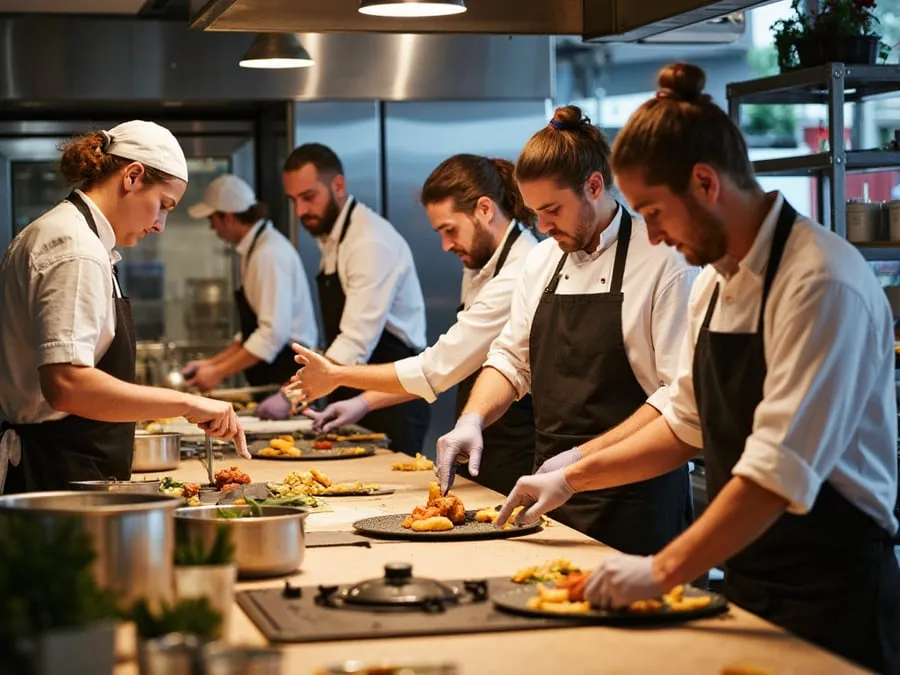 Kitchen operations detail