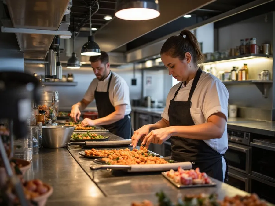 Kitchen operations detail