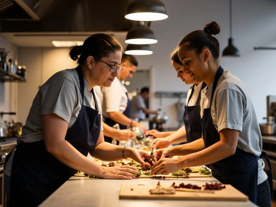 Kitchen operations detail