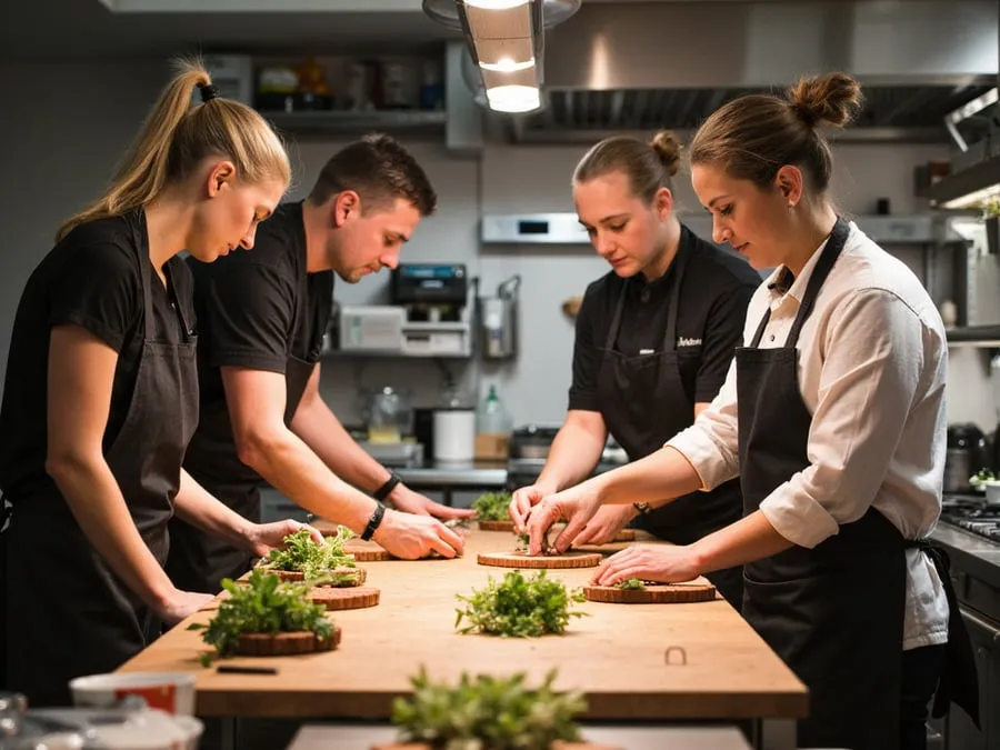 Kitchen operations detail
