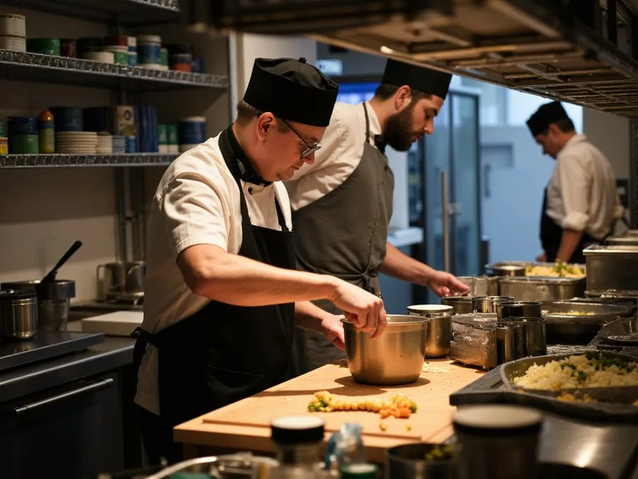 Kitchen operations detail