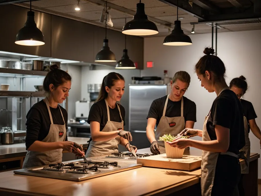Kitchen operations detail